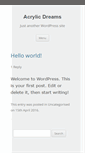 Mobile Screenshot of acrylicdreams.co.uk